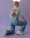 Relaxed fit T-shirt - Skeleton Graphic T-Shirt — 'Stay Cool' Retro Rock Tee